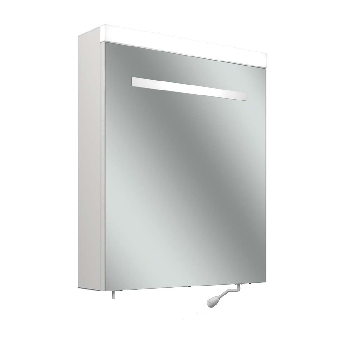 Schneider CARE LED-Spiegelschrank, 595x727mm, Türanschlag re., Beleuchtung oben, 2 Steckdosen li. außen unten, mit Spender, 193.264.02.02 Schneider CARE LED-Spiegelschrank, 595x727mm, Türanschlag re., Beleuchtung oben, 2 Steckdosen li. außen unten, mit Spender, 193.264.02.02 von Schneider