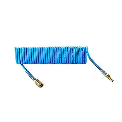 Schneider D770137 Druckluft-Spiralschlauch 8 x 1 mm, 7.5 m, blau von SCHNEIDER AIRSYSTEMS