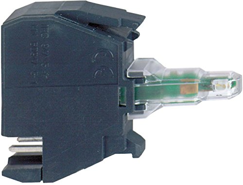Schneider ZBVB64 Lampenfassung mit blauem LED-Modul, 24V, für Frontelem. Ø22, für Tegostecker von Schneider