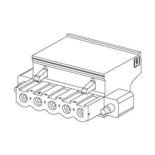 Schneider Elec pia - hec 25 10 Modul m340 Stecker fest vorn Feder von Schneider