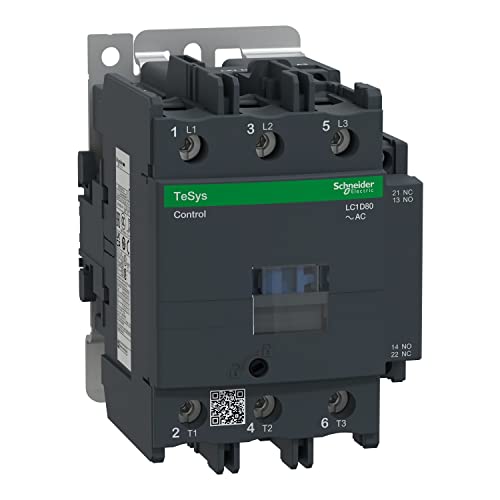 Schneider Electric, TeSys D Schütz LC1D80P7-3P (3 NO) - AC-3-440 V 80 A - 230 V AC 50/60 Hz Spule von Schneider