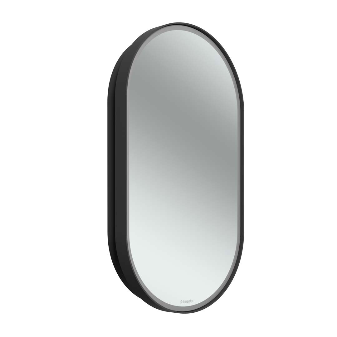 Schneider FLOAT D2W Spiegelschrank, 1 Tür 45cm, Anschlag links, oval, rundum Beleuchtung, 450x104x800mm, 221.045.00.44 Schneider FLOAT D2W Spiegelschrank, 1 Tür 45cm, Anschlag links, oval, rundum Beleuchtung, 450x104x800mm, 221.045.00.44 von Schneider