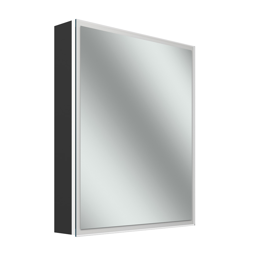 Schneider GLOW D2W Spiegelschrank, 1 Tür 60cm, Anschlag links, 613x136x736mm, rundum Beleuchtung, Dim2Warm, 218.062.02.44 Schneider GLOW D2W Spiegelschrank, 1 Tür 60cm, Anschlag links, 613x136x736mm, rundum Beleuchtung, Dim2Warm, 218.062.02.44 von Schneider
