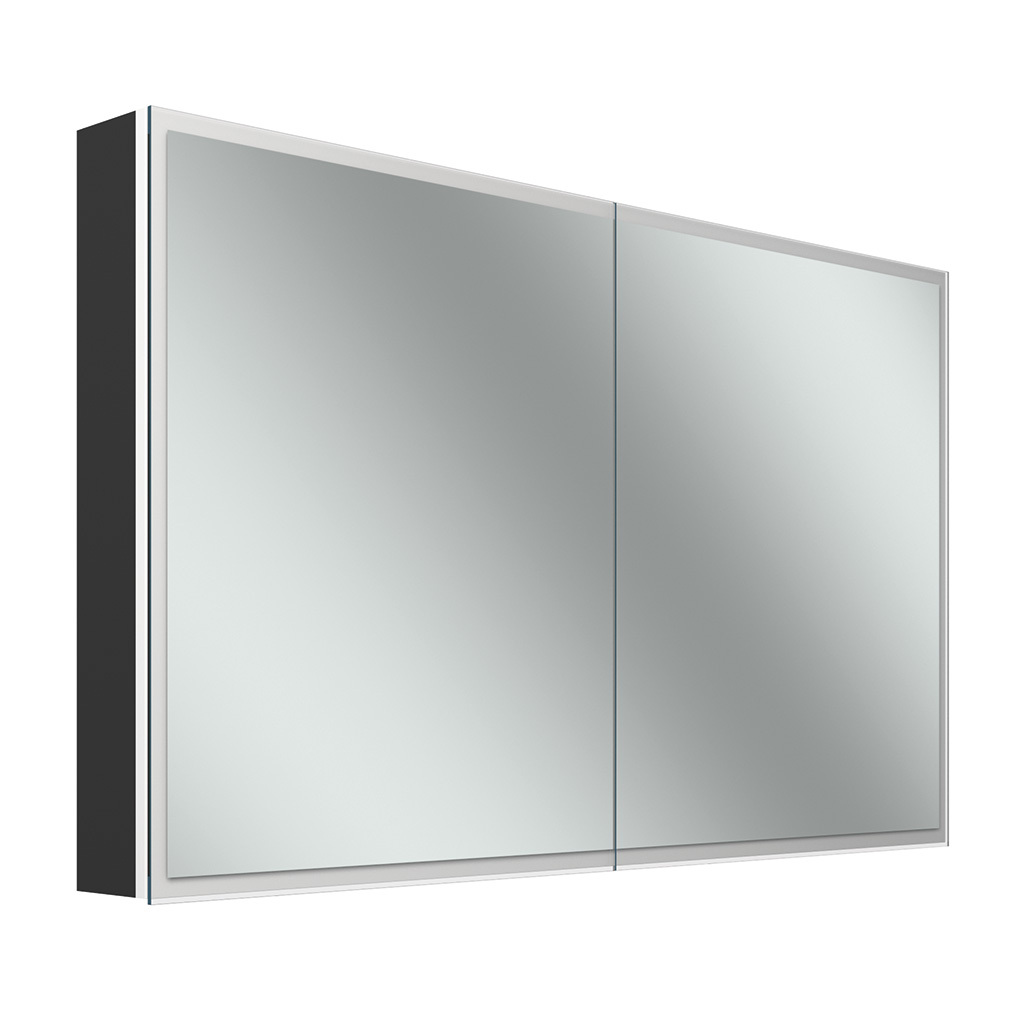 Schneider GLOW D2W Spiegelschrank, 2 Türen 60/60cm, 1213x136x736mm, rundum Beleuchtung, Dim2Warm, 218.120.01.44 Schneider GLOW D2W Spiegelschrank, 2 Türen 60/60cm, 1213x136x736mm, rundum Beleuchtung, Dim2Warm, 218.120.01.44 von Schneider
