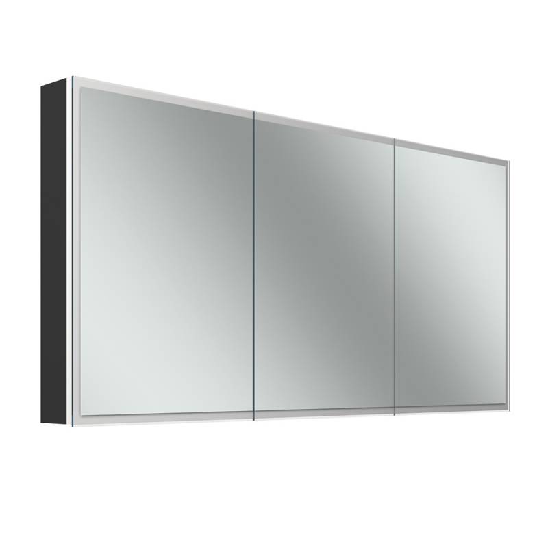Schneider GLOW D2W Spiegelschrank, 3 Türen 50/50/50cm, 1513x136x736mm, rundum Beleuchtung, Dim2Warm, 218.151.02.44 von Schneider