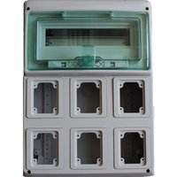 Schneider - Industrieverteiler 12 Module für 6 Steckdosen Unterputz 10366 von Schneider