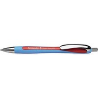 Schneider Kugelschreiber Slider Rave XB hellblau/rot, Schreibfarbe: rot, 1 St. von Schneider