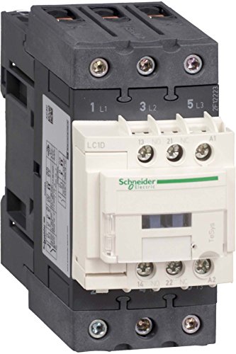 Schneider LC1D50AED Leistungsschütz, 3P+1S+1Ö, 22kW/400V/AC3, 50A, Spule 48V DC von Schneider Electric