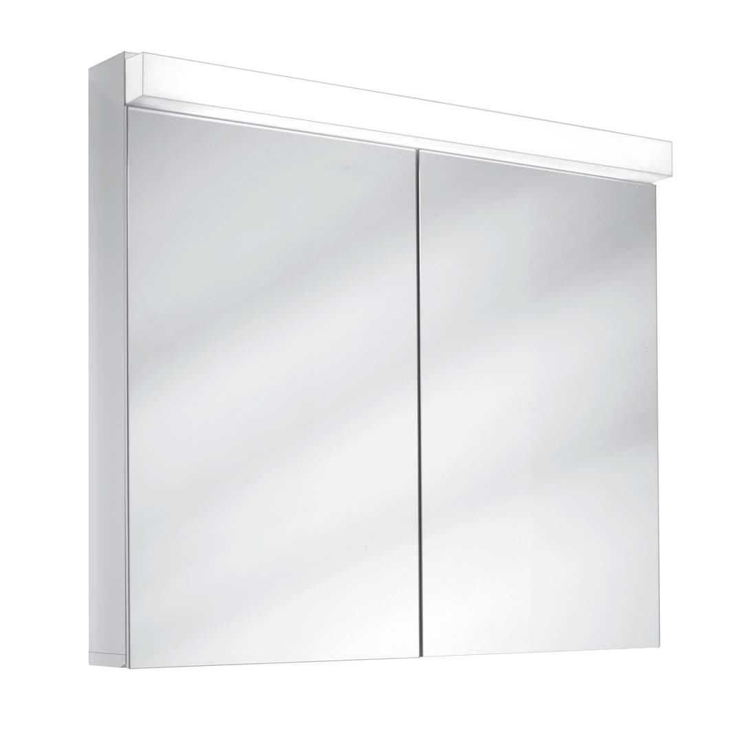 Schneider LOW Line LED-Spiegelschrank, 2 Türen 45/45cm, 895x120x756, Beleuchtung oben, 4000K, 151.290.01.02 Schneider LOW Line LED-Spiegelschrank, 2 Türen 45/45cm, 895x120x756, Beleuchtung oben, 4000K, 151.290.01.02 von Schneider