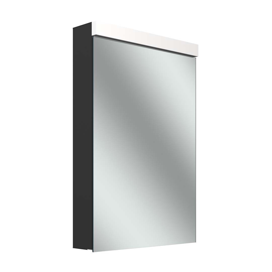 Schneider LOW plus LED-Spiegelschrank, 1 Tür 50cm, Anschlag wechselbar, 495x120x747mm, Steckdose links, Beleuchtung oben, 172.051.02.44 Schneider LOW plus LED-Spiegelschrank, 1 Tür 50cm, Anschlag wechselbar, 495x120x747mm, Steckdose links, Beleuchtung oben, 172.051.02.44 von Schneider