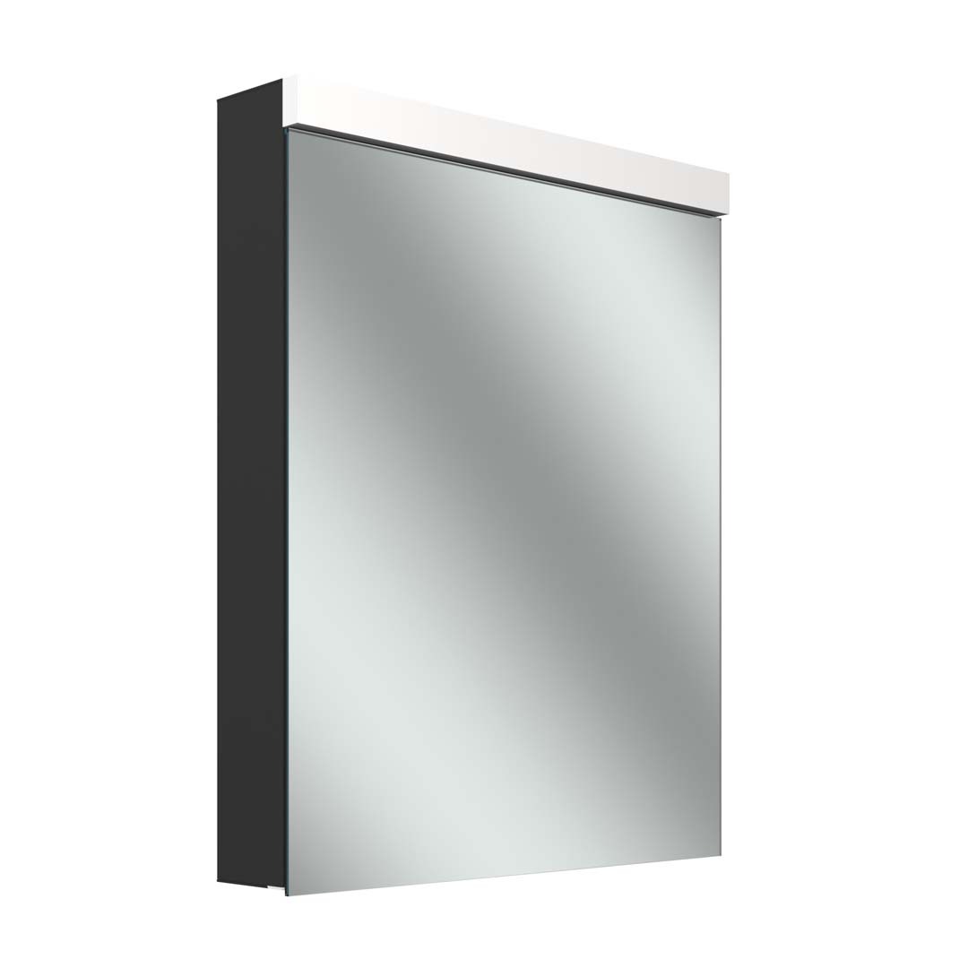 Schneider LOW plus LED-Spiegelschrank, 1 Tür 60cm, Anschlag wechselbar, 595x120x747mm, Steckdose links, Beleuchtung oben, 172.061.01.44 Schneider LOW plus LED-Spiegelschrank, 1 Tür 60cm, Anschlag wechselbar, 595x120x747mm, Steckdose links, Beleuchtung oben, 172.061.01.44 von Schneider