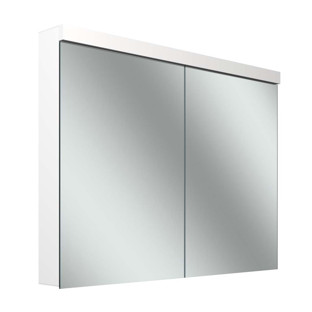 Schneider LOW plus LED-Spiegelschrank, 2 Türen 50/50cm, 995x120x747mm, Beleuchtung oben, 172.100.02.02 Schneider LOW plus LED-Spiegelschrank, 2 Türen 50/50cm, 995x120x747mm, Beleuchtung oben, 172.100.02.02 von Schneider