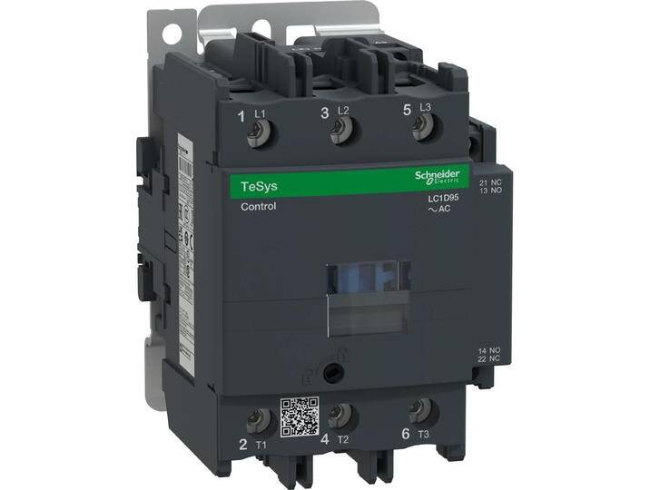 Schneider Leistungsschütz 95A 3P 110V AC 1NO 1NC (LC1D95F7), Relais von Schneider