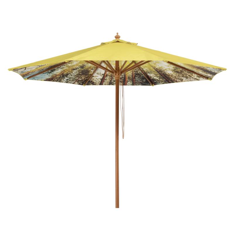 Schneider Marktschirm 'Malaga' forest/gelb Ø 300 cm von Schneider
