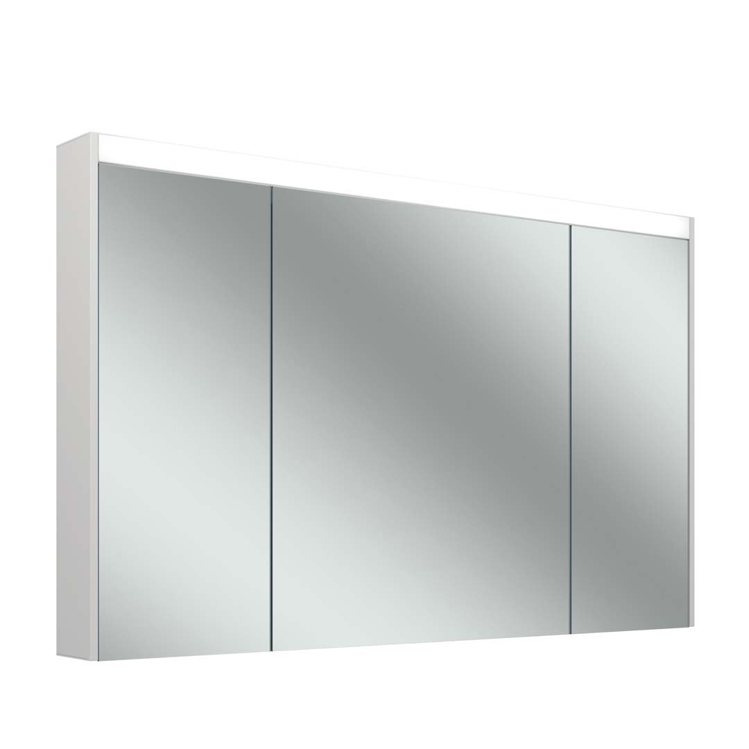 Schneider OBJECT Line Comfort LED-Spiegelschrank, 3 Türen 30/60/30cm, 1195x123x743mm, Beleuchtung oben, 204.121.01.02 Schneider OBJECT Line Comfort LED-Spiegelschrank, 3 Türen 30/60/30cm, 1195x123x743mm, Beleuchtung oben, 204.121.01.02 von Schneider
