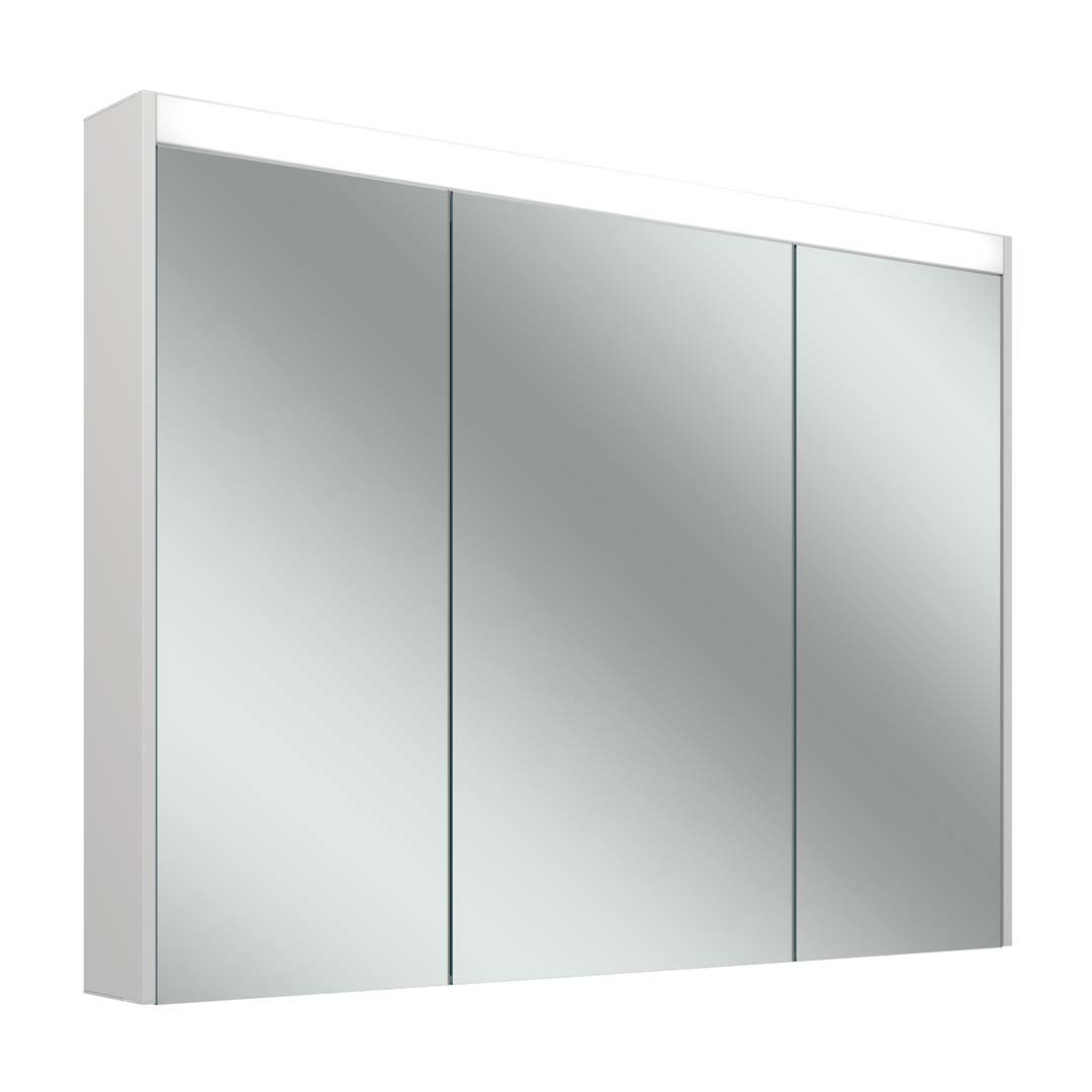 Schneider OBJECT Line Superior LED-Spiegelschrank, 3 Türen 30/40/30cm, 995x123x743mm, Beleuchtung oben dimmbar, 3 Steckdosen, 205.101.01.0201 Schneider OBJECT Line Superior LED-Spiegelschrank, 3 Türen 30/40/30cm, 995x123x743mm, Beleuchtung oben dimmbar, 3 Steckdosen, 205.101.01.0201 von Schneider