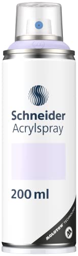Schneider Paint-It 030 Supreme DIY Acryllack (hochdeckende Sprühfarbe, UV-beständig, 200 ml, Acrylspray für fast alle Untergründe) light lavender pastel von Schneider