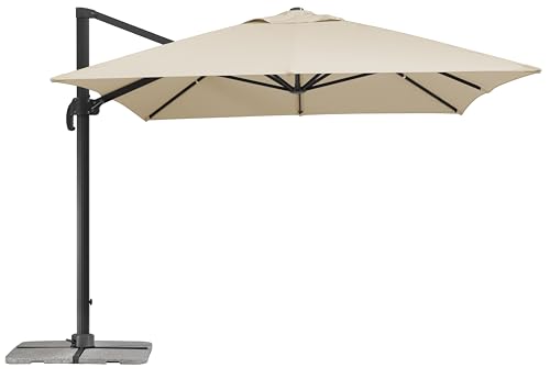 Schneider Schirme Ampelschirm RHODOS GRANDE ca. 400 x 300 cm natur Schneider Schirme Ampelschirm RHODOS GRANDE ca. 400 x 300 cm natur von Schneider