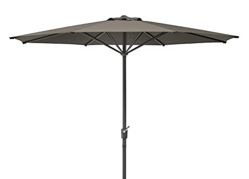 Schneider Schirme Sonnenschirm Korsika, braun, 320 cm rund, Gestell Aluminium/Stahl, Bespannung Polyester, 8.1 kg von Schneider
