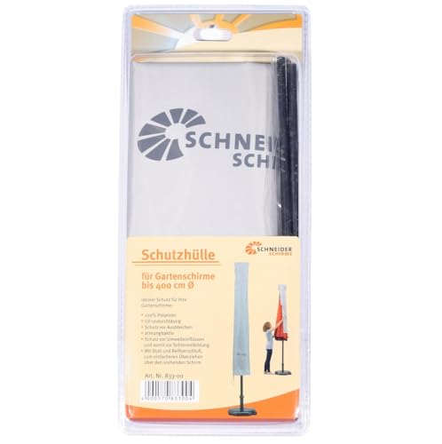 Schneider Schutzhülle für Sonnenschirme bis 400 cm Ø, 833-00, silbergrau, 250 x 27/44 cm, 0.3 kg, Grau Schneider Schutzhülle für Sonnenschirme bis 400 cm Ø, 833-00, silbergrau, 250 x 27/44 cm, 0.3 kg, Grau von Schneider