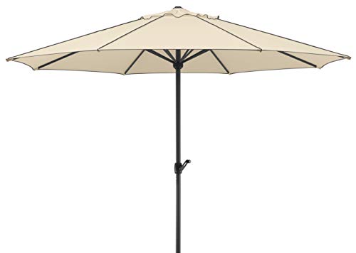 Schneider Sonnenschirm Adria, natur, 350 cm rund, 685-02, Gestell Alu/Stahl, Bespannung Polyester, 7.9 kg von Schneider