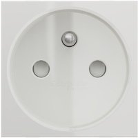 Unica NU305918 Weiße Steckdose 2 p+t Standard französisch 90° Schnellkupplung durchgehend - nur Mechanismus - Schneider von Schneider