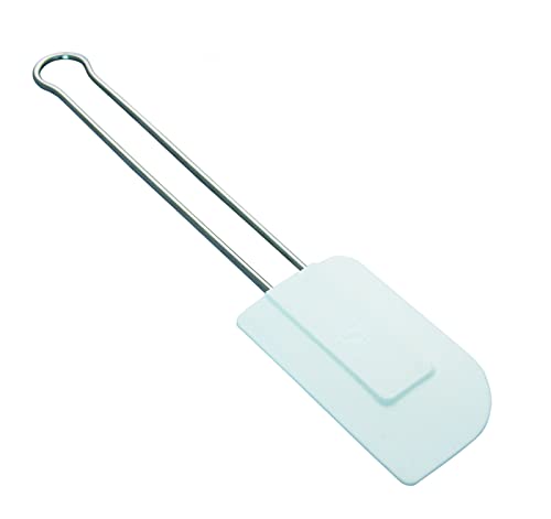 Stielschaber Teigschaber Spachtel mit Edelstahlstiel - Silikonlippe weiß 285 oder 325 mm (325 mm) von Schneider