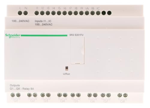 Schneider Electric Zelio Logic Logikmodul, 12 Eing. Relais Ausg.Typ Diskret Eing.Typ 100 → 240 V ac von Schneider Electric