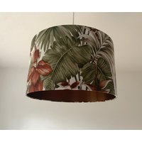 Lampenschirm "Blumen-Blätter-Kupfer" von SchneiderKreativ