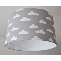 Lampenschirm "Wolken" | Grau von SchneiderKreativ