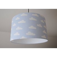 Lampenschirm "Wolken"(Hellblau von SchneiderKreativ