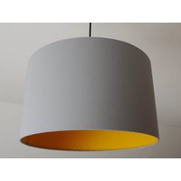 Lampenschirm "Curry Yellow-stone Gray" von SchneiderKreativ