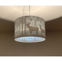 Lampenschirm "Im Wald-Blau" von SchneiderKreativ