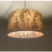 Lampenschirm "Im Wald-Hellbeige" von SchneiderKreativ