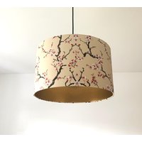 Lampenschirm "Kirschblüten-Gold" von SchneiderKreativ