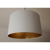 Lampenschirm "Light Gray-Gold" von SchneiderKreativ