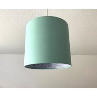 Lampenschirm "Mint-Scribble" Durchmesser 25cm von SchneiderKreativ