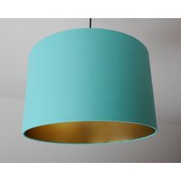 Lampenschirm "Sea Green-Gold" von SchneiderKreativ