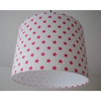 Lampenschirm " Stars" | Pink von SchneiderKreativ