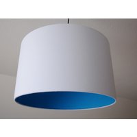 Lampenschirm " Turquoise-White" von SchneiderKreativ