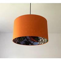 Lampenschirm "Vögel-Orange" von SchneiderKreativ