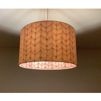 Lampenschirm "strick-Altrosa" von SchneiderKreativ