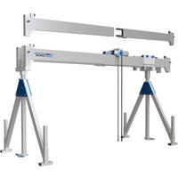 SCHILLING Alu-Portalkran mit teilbarem Doppelträger, Einhängepunkt 2.155-3.655 mm, Länge 4.000 mm, TK 1.000 kg SCHILLING Alu-Portalkran mit teilbarem Doppelträger, Einhängepunkt 2.155-3.655 mm, Länge 4.000 mm, TK 1.000 kg von SCHILLING