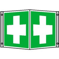 SafetyMarking® Erste Hilfe, Winkel, HxB 200 x 200 mm, Alu HI SafetyMarking® Erste Hilfe, Winkel, HxB 200 x 200 mm, Alu HI von SafetyMarking®