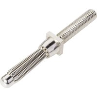 Es 4000 Büschelstecker Stecker, Einbau vertikal Stift-Ø: 4 mm Silber 1 St. - Schnepp von Schnepp