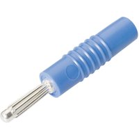 S 4000 s Büschelstecker Stecker, gerade Stift-Ø: 4 mm Blau 1 St. - Schnepp von Schnepp