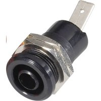 Schnepp BU 4600sw Sicherheits-Laborbuchse Buchse, Einbau vertikal Stift-Ø: 4mm Schwarz von Schnepp