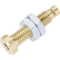 Schnepp EBU 2024 Laborbuchse Buchse, Einbau vertikal Stift-Ø: 2.4mm Silber von Schnepp