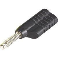 Schnepp - s 4041 l sw Büschelstecker Stecker, gerade Stift-Ø: 4 mm Schwarz 1 St. von Schnepp