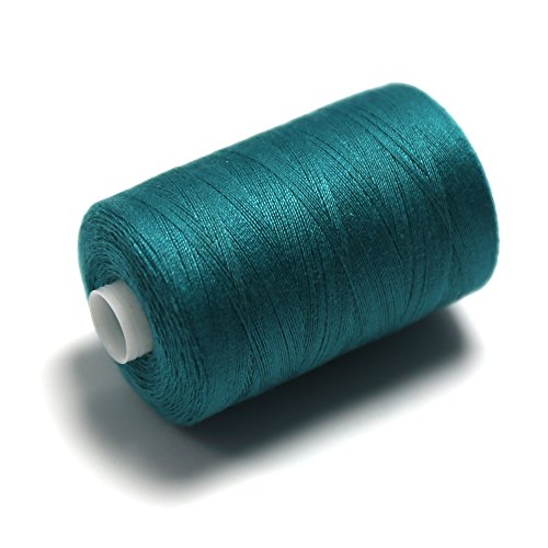 2X Nähgarn Aqua aus Polyester universell für die Nähmaschine 1000Y [914,4 m] 40/2 [120] von Schnoschi